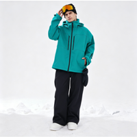 Chaqueta de Esquí Profesional Impermeable para Hombre, Personalizada, Cortavientos, con Capucha, Forro Polar Cálido y Transpirable