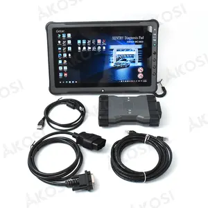 MB STAR C6 Diagnosis VCI Multiplexer DoIP, alat Diagnosis mobil dengan V2023.09 Software Xentry das wis epc dan Getac F110 tablet