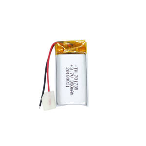 Largo ciclo de vida EN 701735 de 300mah de litio de 3,7 v, polímero de batería li-ion - Product Image 1
