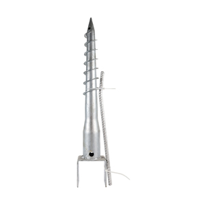 Anclaje Helicoidal <span class=keywords><strong>para</strong></span> Suelo <span class=keywords><strong>de</strong></span> 71x150x900 mm, Recubrimiento <span class=keywords><strong>de</strong></span> Zinc Galvanizado <span class=keywords><strong>de</strong></span> Alta Resistencia, <span class=keywords><strong>para</strong></span> Fijar <span class=keywords><strong>Postes</strong></span> <span class=keywords><strong>de</strong></span> <span class=keywords><strong>Madera</strong></span> - Product Image 6