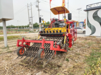 Sortie d'usine Mini Tracteur Monté Ail Manioc Doux Ail Murphy Carotte Gingembre Moissonneuse