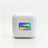 Étiquettes adhésives carrées holographiques personnalisées, autocollants PET laser arc-en-ciel pour logo de marque et anti-contrefaçon