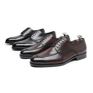 Leather Formal Shoes with Modern Design and Breathable Mesh <b>Insole</b> for Men's Fashion Business Shoes - Product Image 6