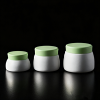 Offre Spéciale – Pots en Plastique PP 15g 30g 50g – Luxe Mat Rose Vert – Contenants Cosmétiques pour Crème, Baume Lèvres et Corps – Emballage Soins Bébé
