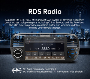 BQCC Autoradio 7" Mp5 con FM AM RDS, Carplay, Android Mirrorlink, Lettore Multimediale Video BT, Schermo per Auto <span class=keywords><strong>Fiat</strong></span> 500 07-15 - Product Image 5