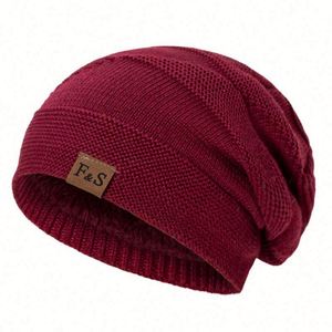 Chapeau d'hiver de haute qualité 2024 pour hommes, 100% acrylique, bonnet tricoté chaud, bonnet personnalisé avec logo, bonnets avec patch - Product Image 5