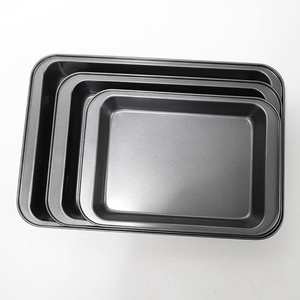 Plaque de cuisson rectangulaire épaisse en acier au carbone antiadhésive pour focaccia et gâteaux, idéale pour la cuisine - Product Image 5