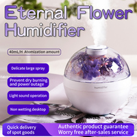 Diffuseur d'huile essentielle d'humidificateur ultrasonique de fleur fraîche préservée pour les vaporisateurs de chambre parfumés de bébé de voiture à la maison