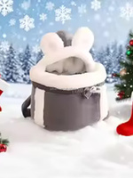 Sac de transport pour animaux de compagnie avec harnais double épaule et poche chauffante pour les chiots et chatons de Yorkshire et West Highland, portable pour les sorties quotidiennes et les voyages en extérieur