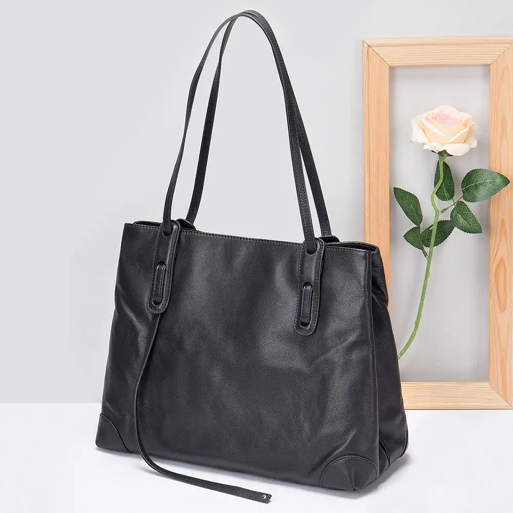 Marrant 8175 moda Online alışveriş toptan kadın çapraz vücut el çantaları bayanlar omuz hakiki deri alışveriş çantası