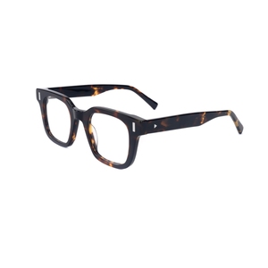 Rectangular Full Rim Eyeglasses Frames Tortoise Shell Pattern Unisex Anti-Uv Protection For Adults - Product Image 4