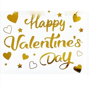 Adesivi autoadesivi a palloncino Bobo di san valentino adesivi a palloncino trasparente di san valentino - Product Image 4