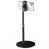 Nouveau support de téléphone portable pliable X66Pro en gros, réglable multi-angles, support de bureau mains libres, hauteur réglable pour diffusion en direct