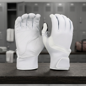 Gants de frappeur de baseball en cuir véritable, manchette longue, haute adhérence, support du poignet, pour entraînement de softball adulte, gants de sport personnalisés pour adulte - Product Image 2
