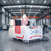 Machine de fraisage CNC de type portique GMC1616 avec convoyeur de copeaux et enceinte entièrement fermée