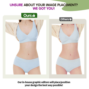 Soutien-gorge push-up sans armatures en tricot imprimé personnalisé pour femme, élégant et sexy, avec bonnets profilés, pour la vente en gros (ODM) - Product Image 3