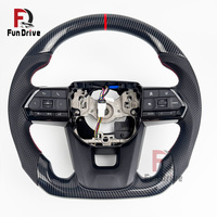 Volante Deportivo de Cuero Negro Estilo GR para Toyota Land Cruiser LC79 LC76 LC70 LC300 2008-2021 Hilux Corolla Camry Fortuner