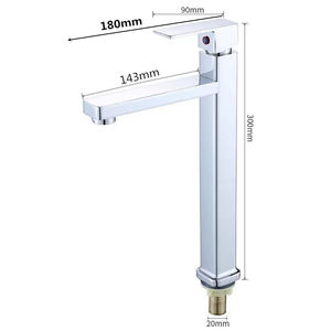 Precio <span class=keywords><strong>de</strong></span> fábrica barato grifo <span class=keywords><strong>de</strong></span> <span class=keywords><strong>lavabo</strong></span> cepillado un agujero solo agua fría cascada <span class=keywords><strong>lavabo</strong></span> mezclador cuadrado grifo <span class=keywords><strong>de</strong></span> <span class=keywords><strong>lavabo</strong></span> - Product Image 5