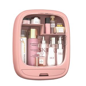 Hot sale Multifunctional wall mounted Makeup Storage Box Portable waterproof Cosmetic Organiser