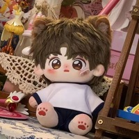 Peluches 4u Poupée Kpop Personnalisée Chine Fabricant de Peluches Visage 3D Peluche Idol Poupées 20cm Faites Votre Propre Conception Peluche Douce