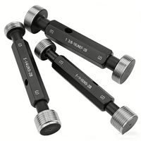 Jauge d'étanchéité NPT à filetage conique haute précision en acier GCr15, outil de mesure Go/No Go pour moules, tailles 1/16, 1/8, 1/4, 1/2, 3/4