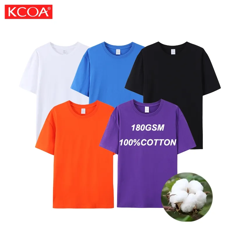 Customize Wholesale Products Short Sleeves Blank White Cotton Men'S T-Shirts