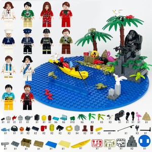 Juguete <span class=keywords><strong>de</strong></span> Bloques <span class=keywords><strong>de</strong></span> Construcción <span class=keywords><strong>de</strong></span> <span class=keywords><strong>Castillo</strong></span> Medieval <span class=keywords><strong>de</strong></span> la Serie Resort Island, Figura <span class=keywords><strong>de</strong></span> Plástico Pequeña <span class=keywords><strong>de</strong></span> Dibujos Animados en 3D, Venta al por Mayor - Product Image 5