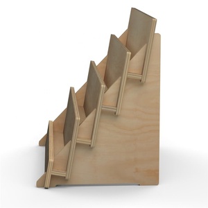 Présentoirs à étages pour magasins de détail, présentoirs en bois pour cartes de vœux, présentoirs de comptoir personnalisés en bois - Product Image 3