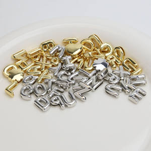 <span class=keywords><strong>Nome</strong></span> personalizzato personalizzato placcato in oro delizia scorrevole Slider amicizia lettere di smalto iniziale Charm braccialetti donne - Product Image 4