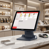 Terminal Punto de Venta Todo en Uno de Escritorio con Pantalla Táctil de 15 Pulgadas, Sistema POS con Windows para Restaurante