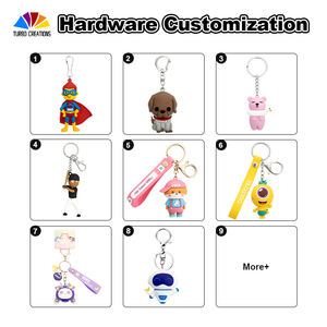 Nuevos Llaveros y Correas de PVC de 25mm para Niños, Accesorios al por Mayor para Hombres, Llaveros Mixtos para Maestros - Product Image 5