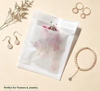 Sacs en papier glassine autocollants, biodégradables, recyclables, sans plastique, pour l'emballage de vêtements, de bijoux, de cosmétiques et de cadeaux