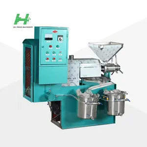 100-130kg/h Commercial spiral oil press machine black seeds peanut rapeseed oil press automatic high quality cooking oil making