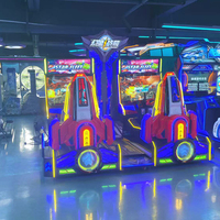Simulateur de course Fighter Motion pour 2 joueurs, machine d'arcade à monnayeur en métal, version anglaise, haute rentabilité
