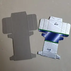 접착제 없는 주문 Foldable 카드 포일 종이 방위 상자