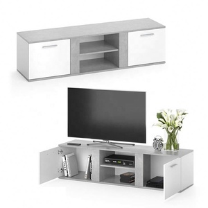 Mobile <span class=keywords><strong>TV</strong></span> Moderno da <span class=keywords><strong>65</strong></span> <span class=keywords><strong>Pollici</strong></span>, Mobiletto in Legno Bianco per Soggiorno, Camera da Letto, Hotel o Appartamento, Arredamento per la Casa - Product Image 6