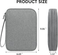Bolsa Organizadora de Cables con Múltiples Bolsillos para Banco de Energía, Ratón, Teléfono y Tableta, Estuche para Accesorios Electrónicos Todo en Uno