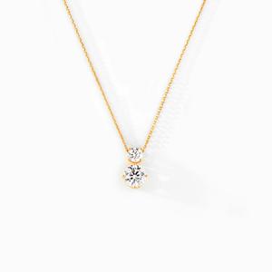 Collar de Plata de Ley 925 con Colgante Geométrico Simple y Moderno con Circonitas para Mujer, Regalo para Boda, Cumpleaños, San Valentín - Product Image 5