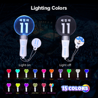 Mini bâton lumineux LED en forme de cœur, texte personnalisé, bâton lumineux en acrylique, porte-clés, promotion, cadeaux de fête