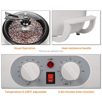 Machine de cuisson électrique, w, pour café, Restaurant, Commercial, appareil sans bâton, contrôle de la température, rôtissoire