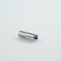 Ancrage à vis fileté en zinc durable pour fixation en béton, connexion par tige filetée M6 M8