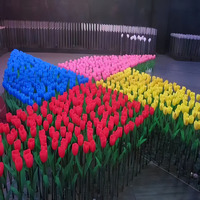 Lampu LED Tulip RGB Pixel DMX Grosir untuk Dekorasi Lanskap Luar Ruangan