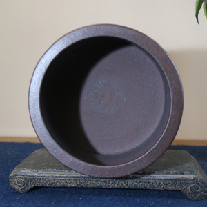 Maceta de bonsái hecha a mano de arcilla morada con diseño de bambú y recipiente para plantas acuáticas y decoración Feng Shui - Product Image 5