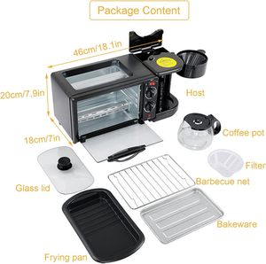 Stock 3 in 1 Food Three One Makers Foshan 5 4 3In1 3In Breakfast Maker Machine - Product Image 4