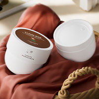 Conteneur d'emballage en plastique de soins de la peau de capacité de logo personnalisé crème pour le visage lotion crème solaire pot de crème propre pour le corps