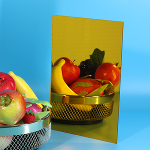 Fabrication feuille de <span class=keywords><strong>miroir</strong></span> en verre adhésif 8*4 <span class=keywords><strong>pieds</strong></span> épaisseur différente grande feuille acrylique <span class=keywords><strong>miroir</strong></span> doré pour la découpe laser - Product Image 4