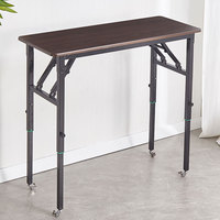 Mesa de Oficina Rectangular Plegable Portátil de Diseño Moderno para Capacitación y Suministro Transfronterizo