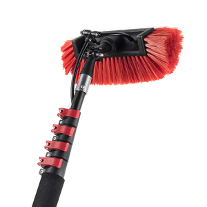 <span class=keywords><strong>Spazzola</strong></span> per Pulizia Pannelli Solari in Alluminio Verde da 12 Pollici con Setole Ultra Morbide per Tetti, Finestre e Pareti - Product Image 1