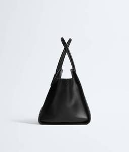 Bolso de Mano Bottega BV Barbara con Cierre Abierto y Silueta Elegante, Hecho con Tela Intrecciato y Cuero Nappa Flexible Veneta - Product Image 3