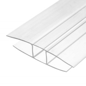 Accessoire <span class=keywords><strong>pour</strong></span> serre moderne Profilé en <span class=keywords><strong>polycarbonate</strong></span> H Superposition de profilés fixes en plastique <span class=keywords><strong>pour</strong></span> l'installation d'une feuille solaire en <span class=keywords><strong>polycarbonate</strong></span> - Product Image 1